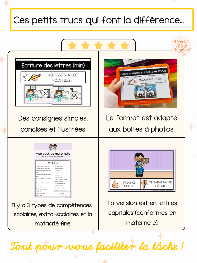 Pack Maternelle sur les métiers