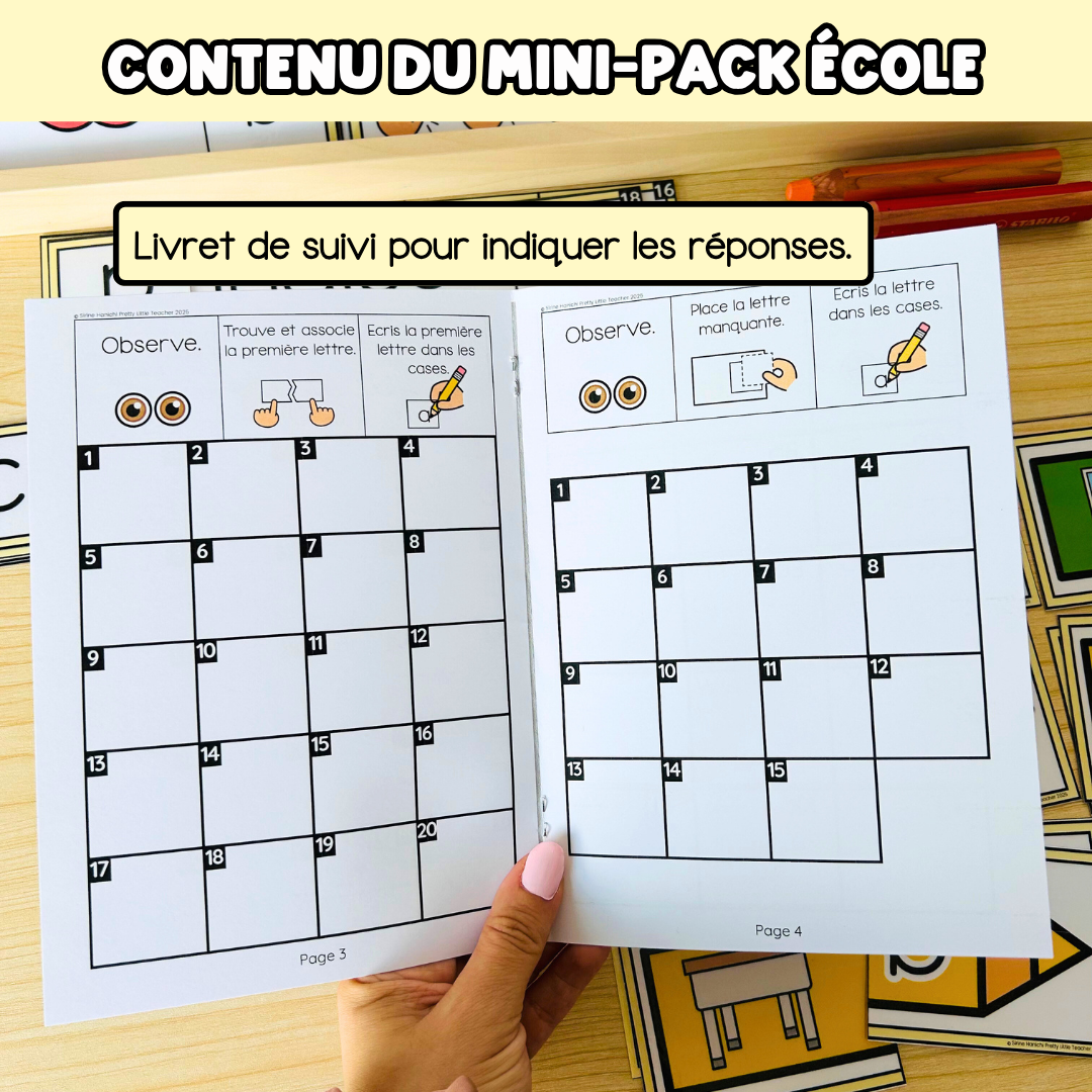 Tous les Mini Packs 1 Français pour toute l'année