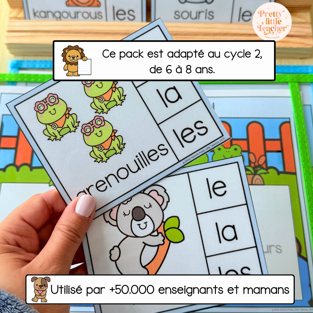 Pack 2 Français sur les animaux