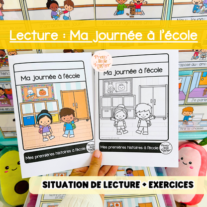 Lecture : Ma journée à l'école