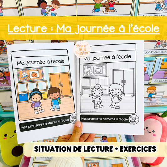 Lecture : Ma journée à l'école