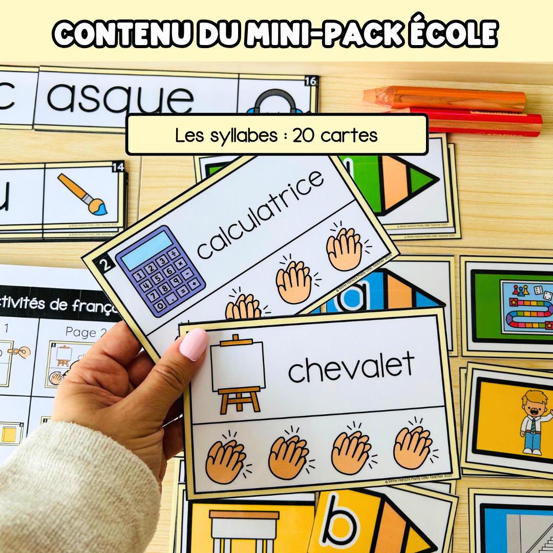 Tous les Mini Packs 1 Français pour toute l'année