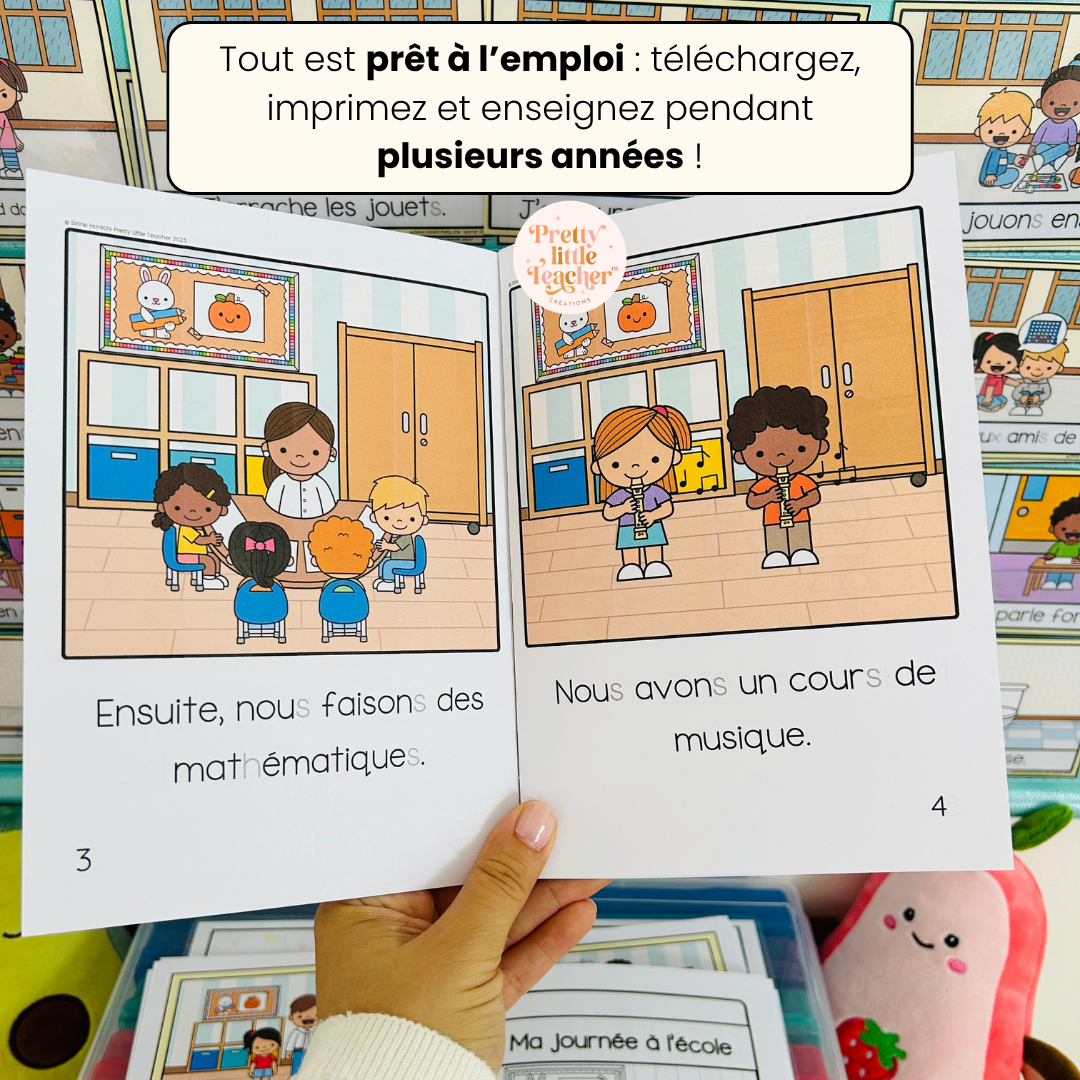 Lecture : Ma journée à l'école