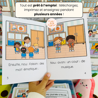 Lecture : Ma journée à l'école
