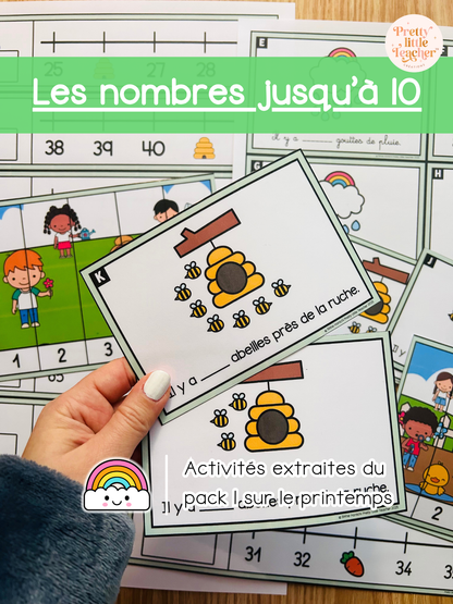 Compter jusqu’à 10 (3x)