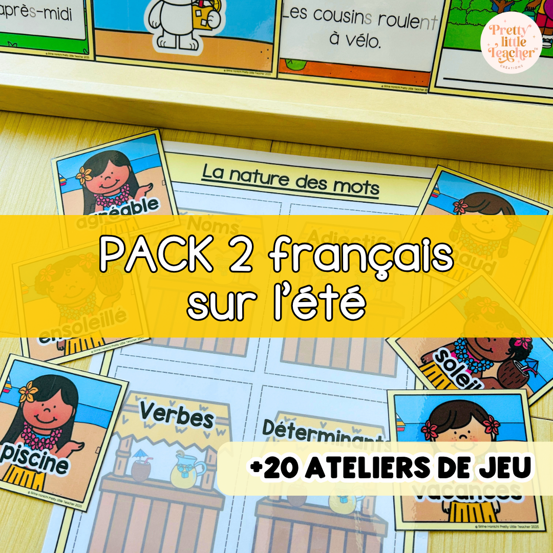 Pack 2 Français sur l'été