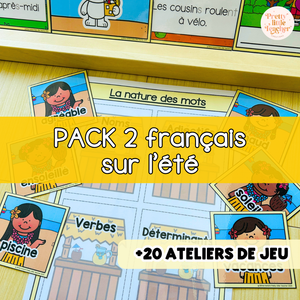 Pack 2 Français sur l'été