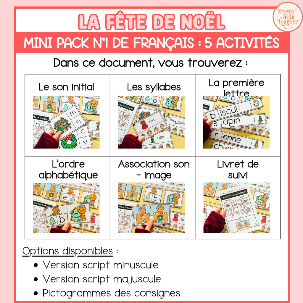 Tous les Mini Packs 1 Français pour toute l'année