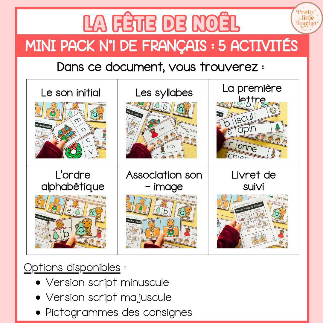Tous les Mini Packs 1 Français pour toute l'année