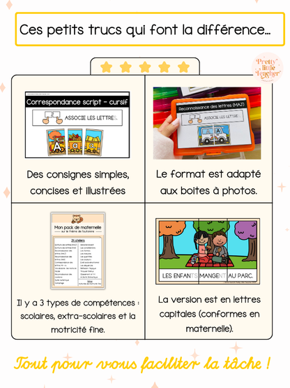 Pack Maternelle sur l'automne