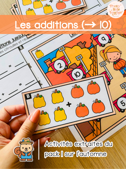 Les additions jusqu'à 10 (3x)