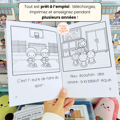 Lecture : Ma journée à l'école