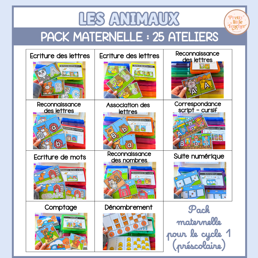 Tous les Packs Maternelle pour toute l'année