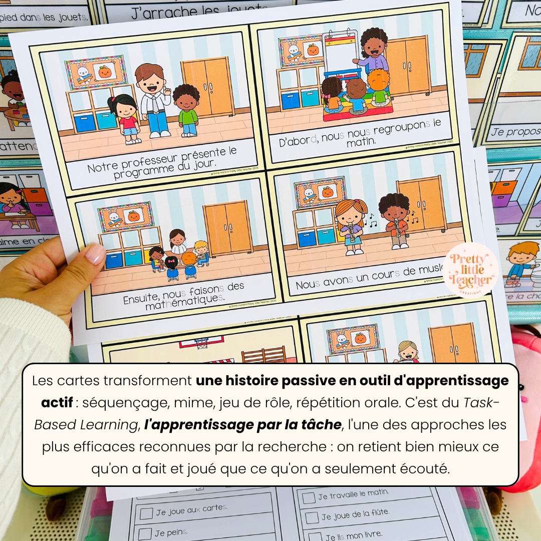 Lecture : Ma journée à l'école