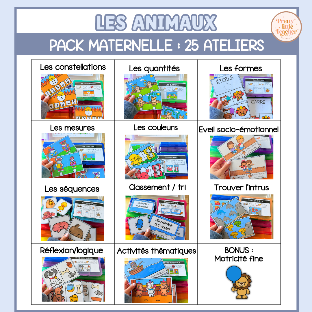 Tous les Packs Maternelle pour toute l'année
