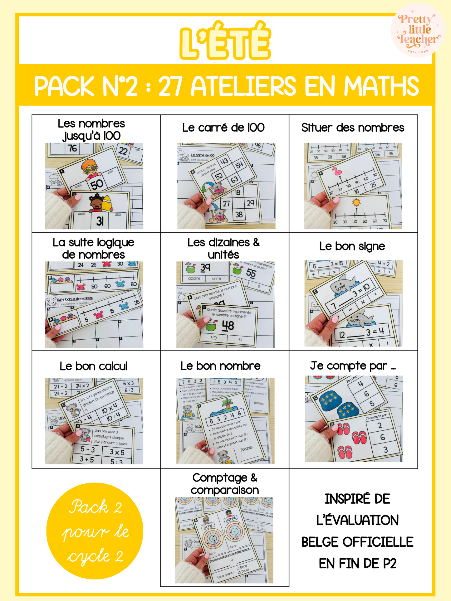 Pack 2 Mathématiques pour toute l'année