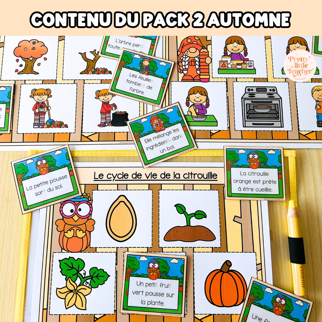 Tous les Packs 2 Français pour toute l'année