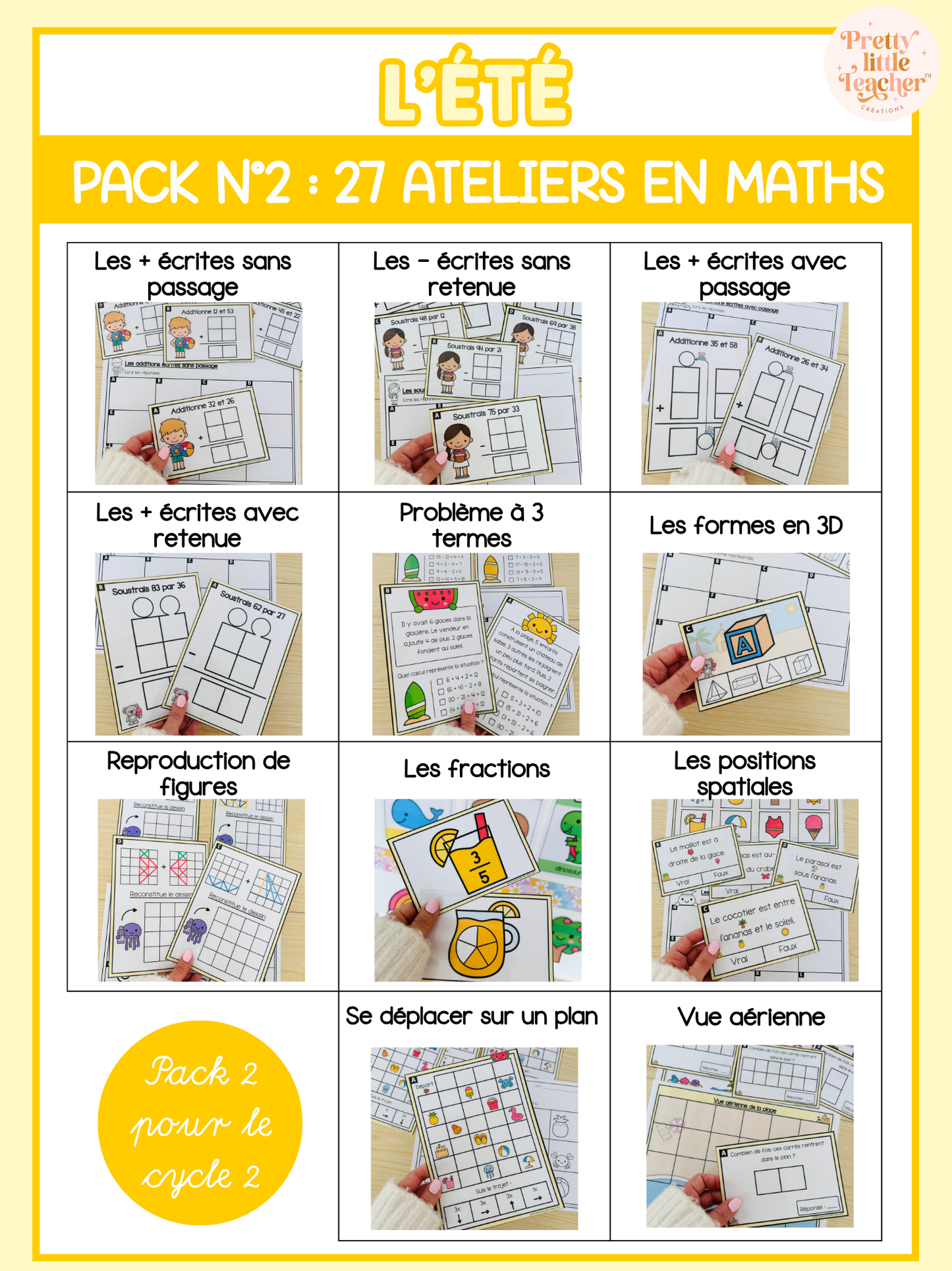 Pack 2 Mathématiques pour toute l'année