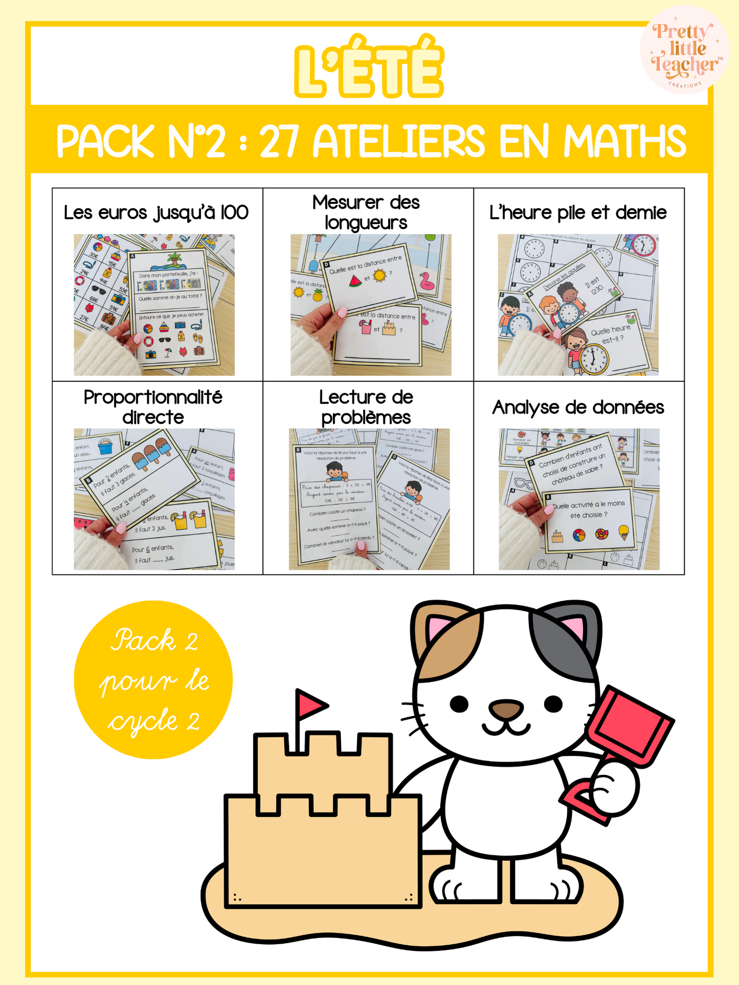 Pack 2 Mathématiques pour toute l'année