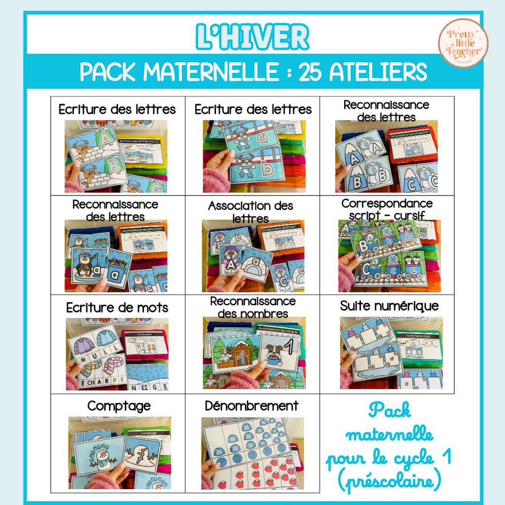 Tous les Packs Maternelle pour toute l'année