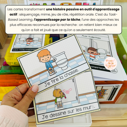 Lecture : Aux toilettes