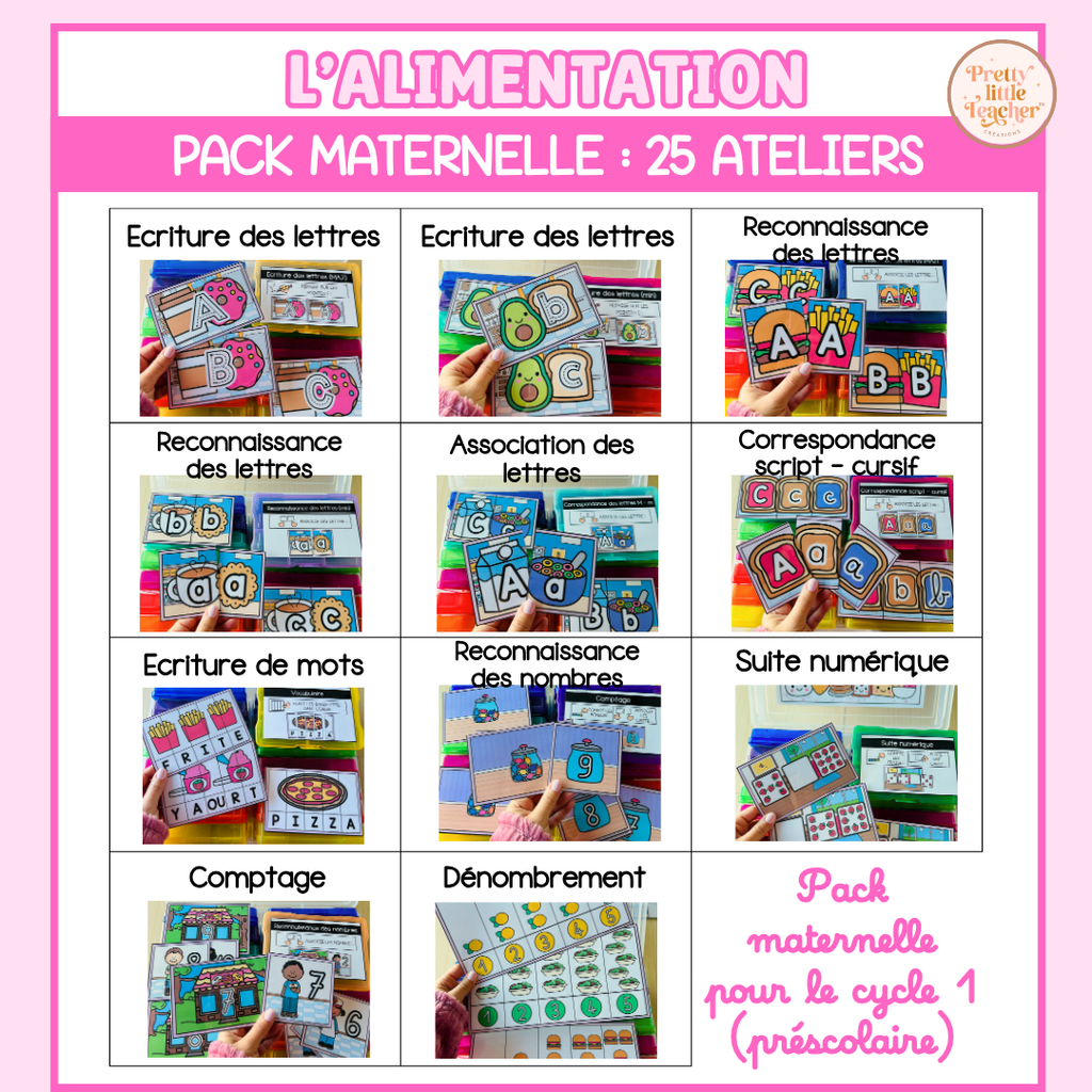 Tous les Packs Maternelle pour toute l'année