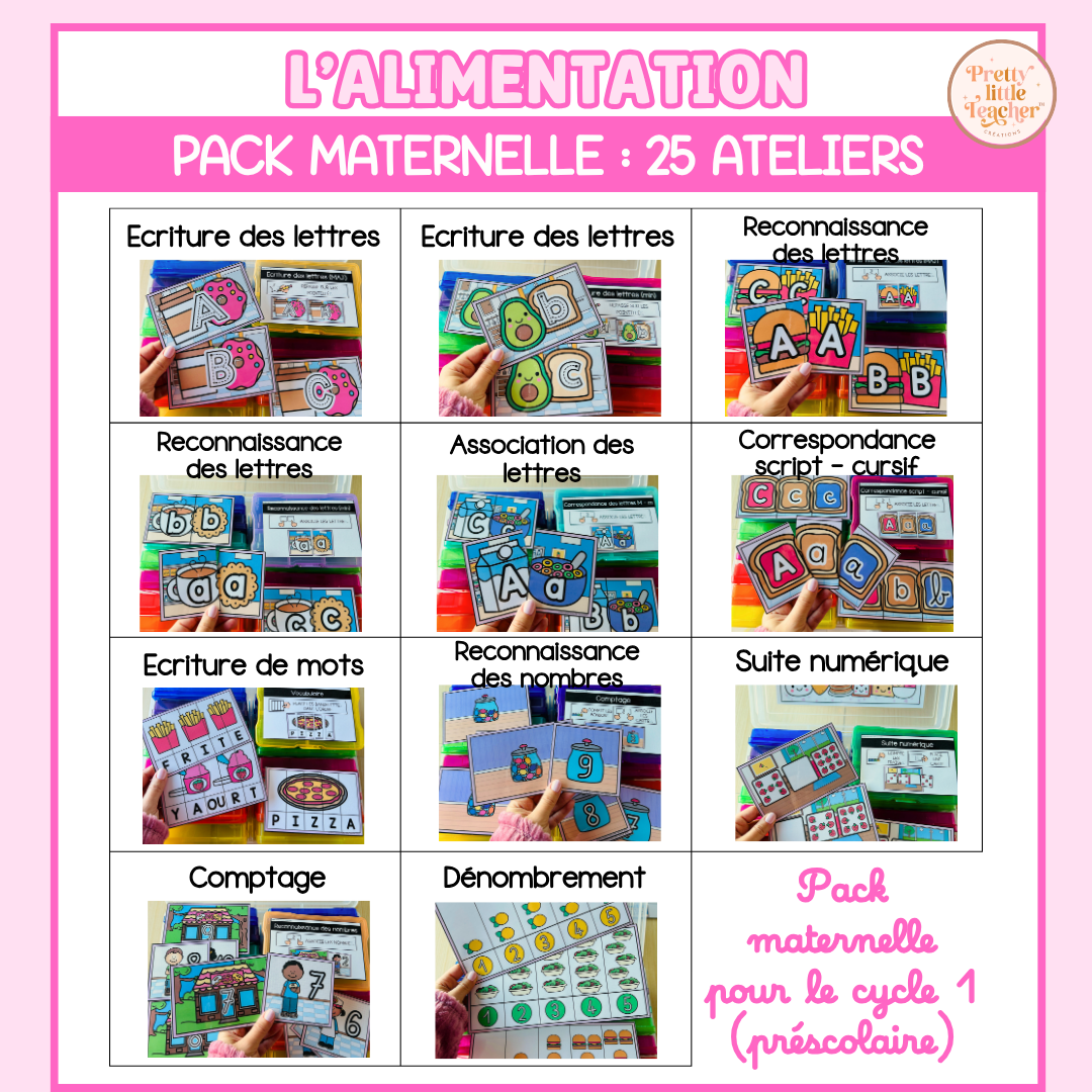 Tous les Packs Maternelle pour toute l'année