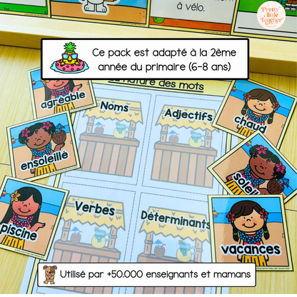 Pack 2 Français sur l'été