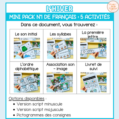 Tous les Mini Packs 1 Français pour toute l'année