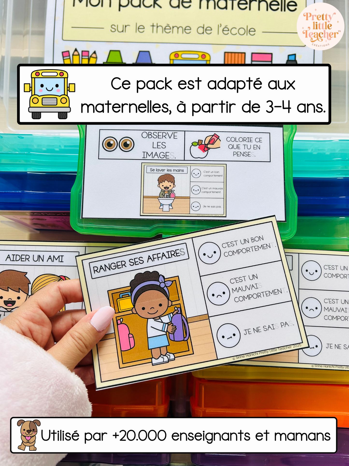 Pack Maternelle sur la rentrée ✏️ : 25 activités à imprimer