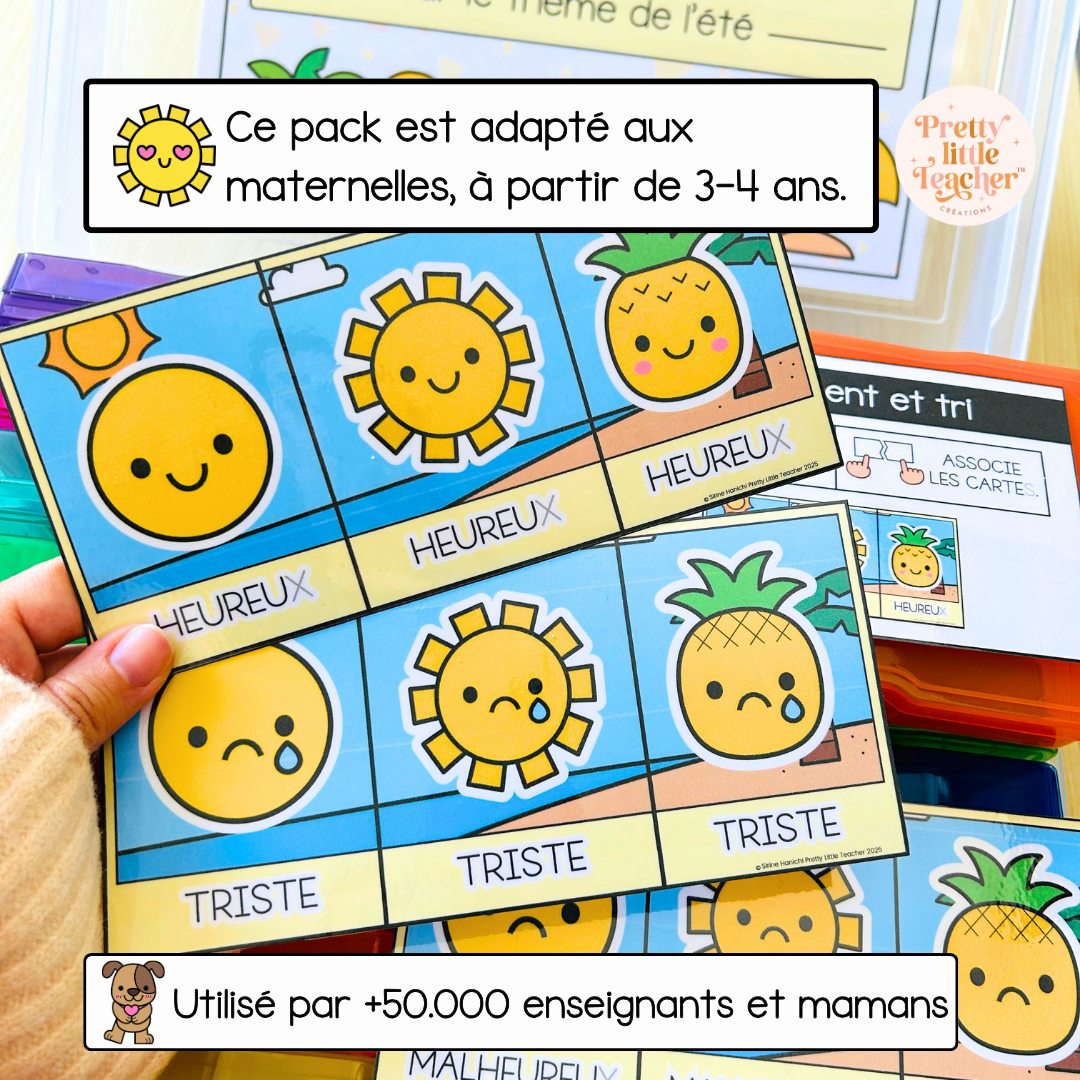 Pack Maternelle sur l'été