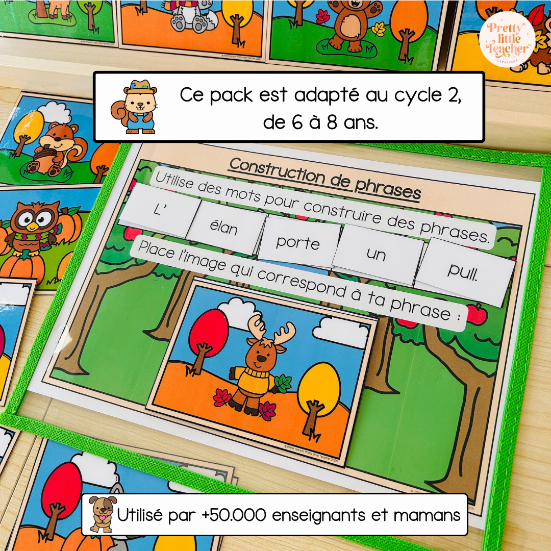 Tous les Packs 2 Français pour toute l'année