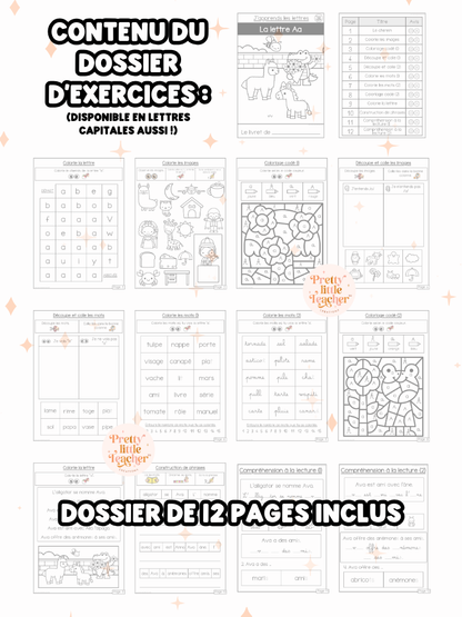 La lettre Aa (lecture + exercices)