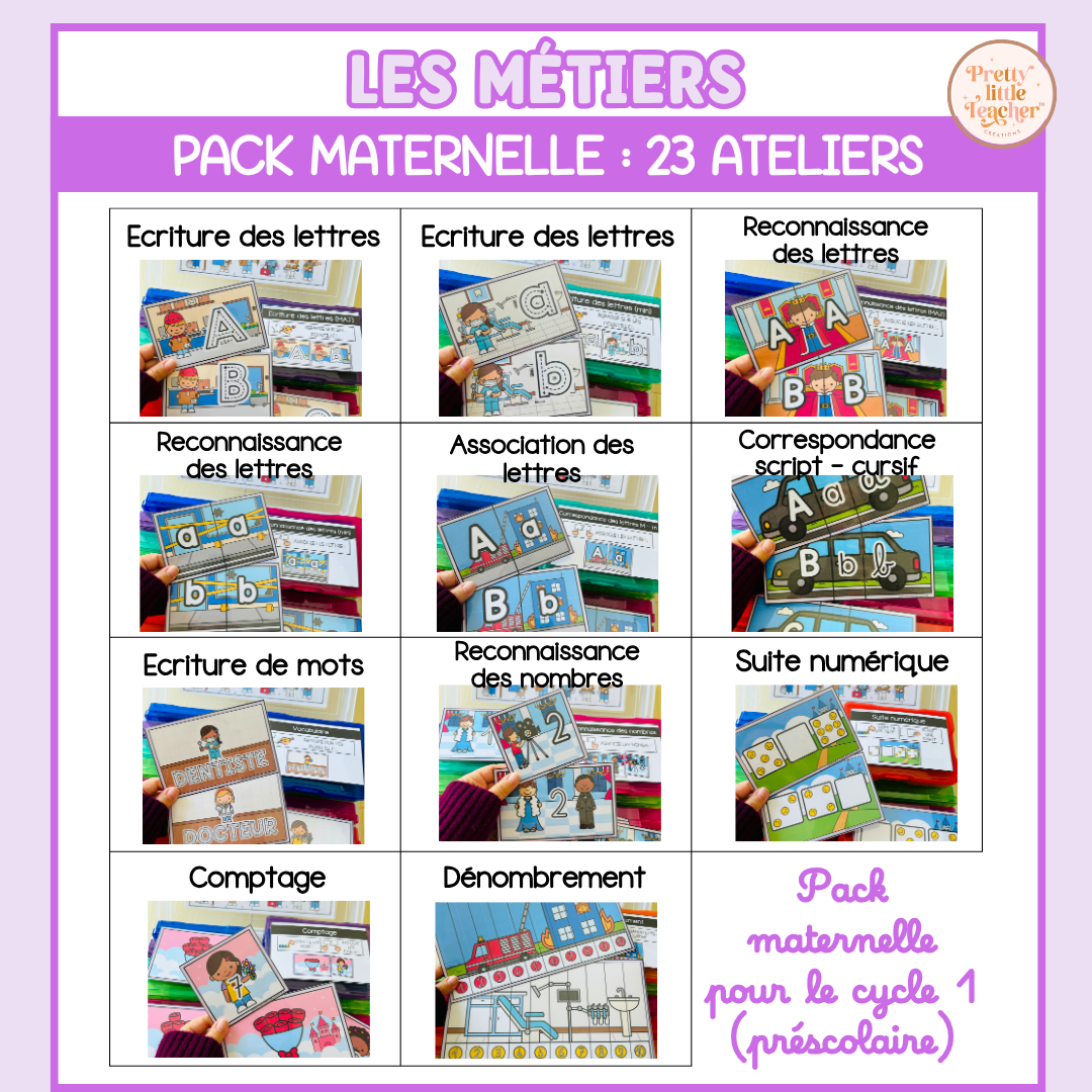 Tous les Packs Maternelle pour toute l'année