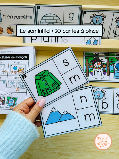 Mini Pack 1 Français sur l'hiver