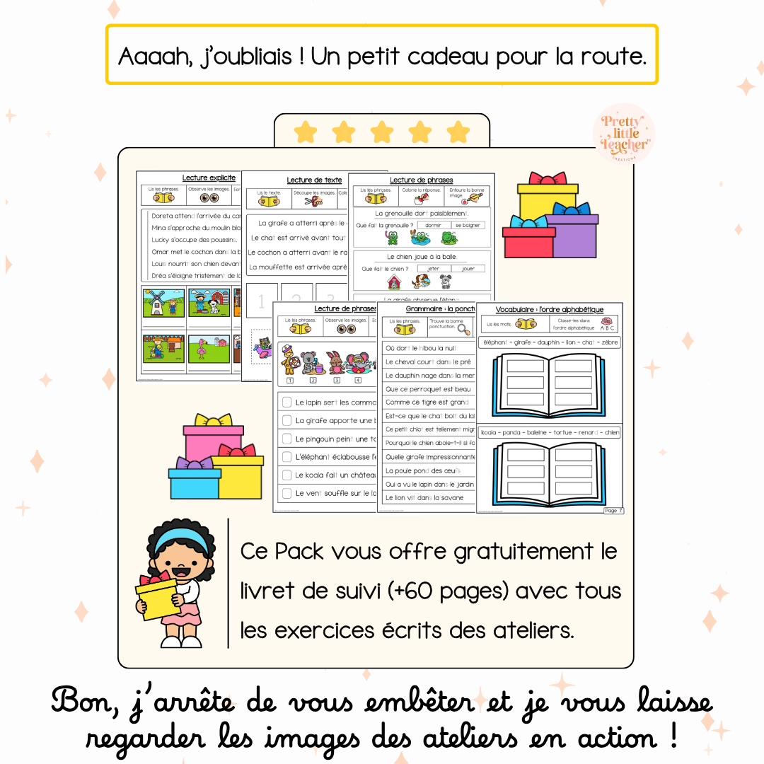 Tous les Packs 2 Français pour toute l'année