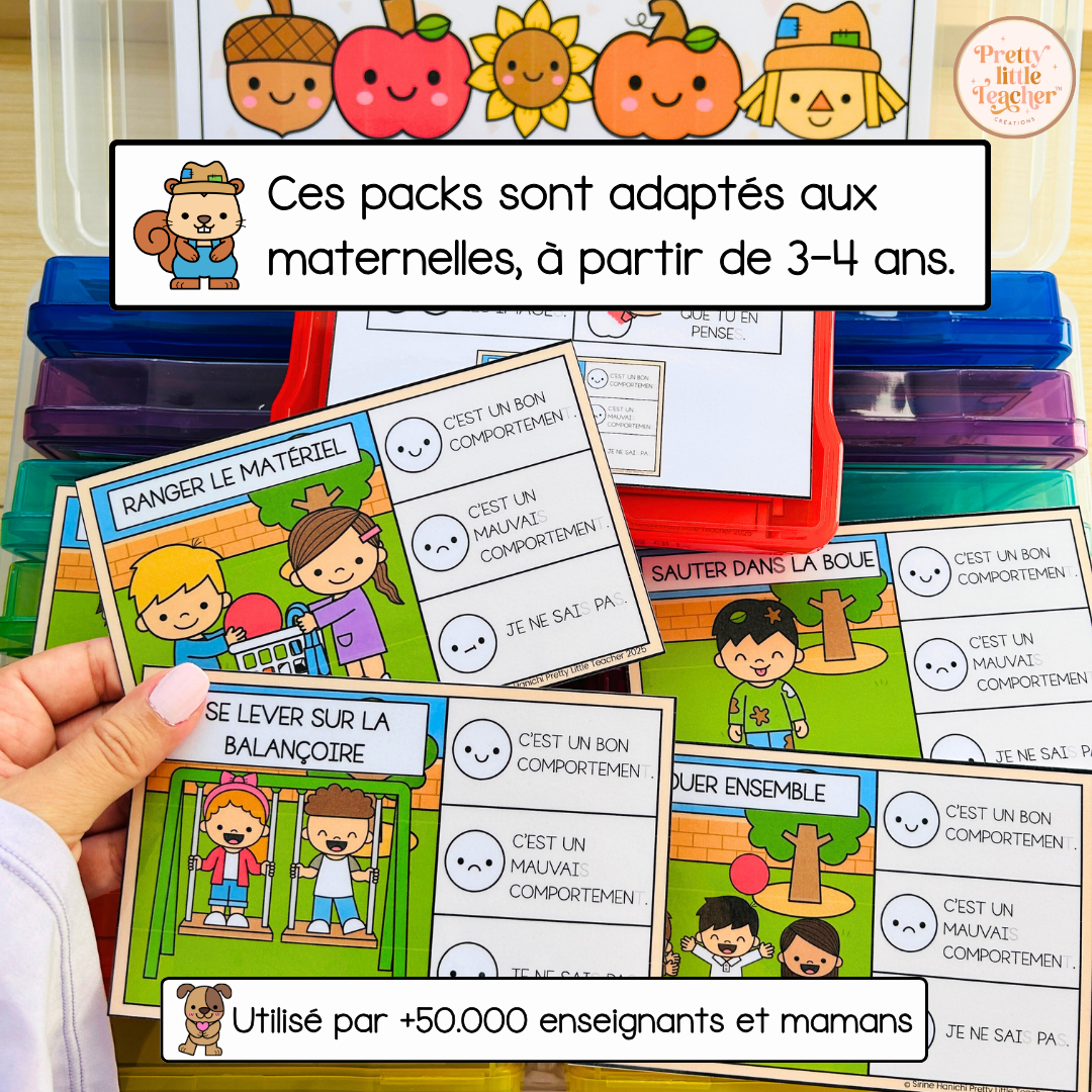 Tous les Packs Maternelle pour toute l'année