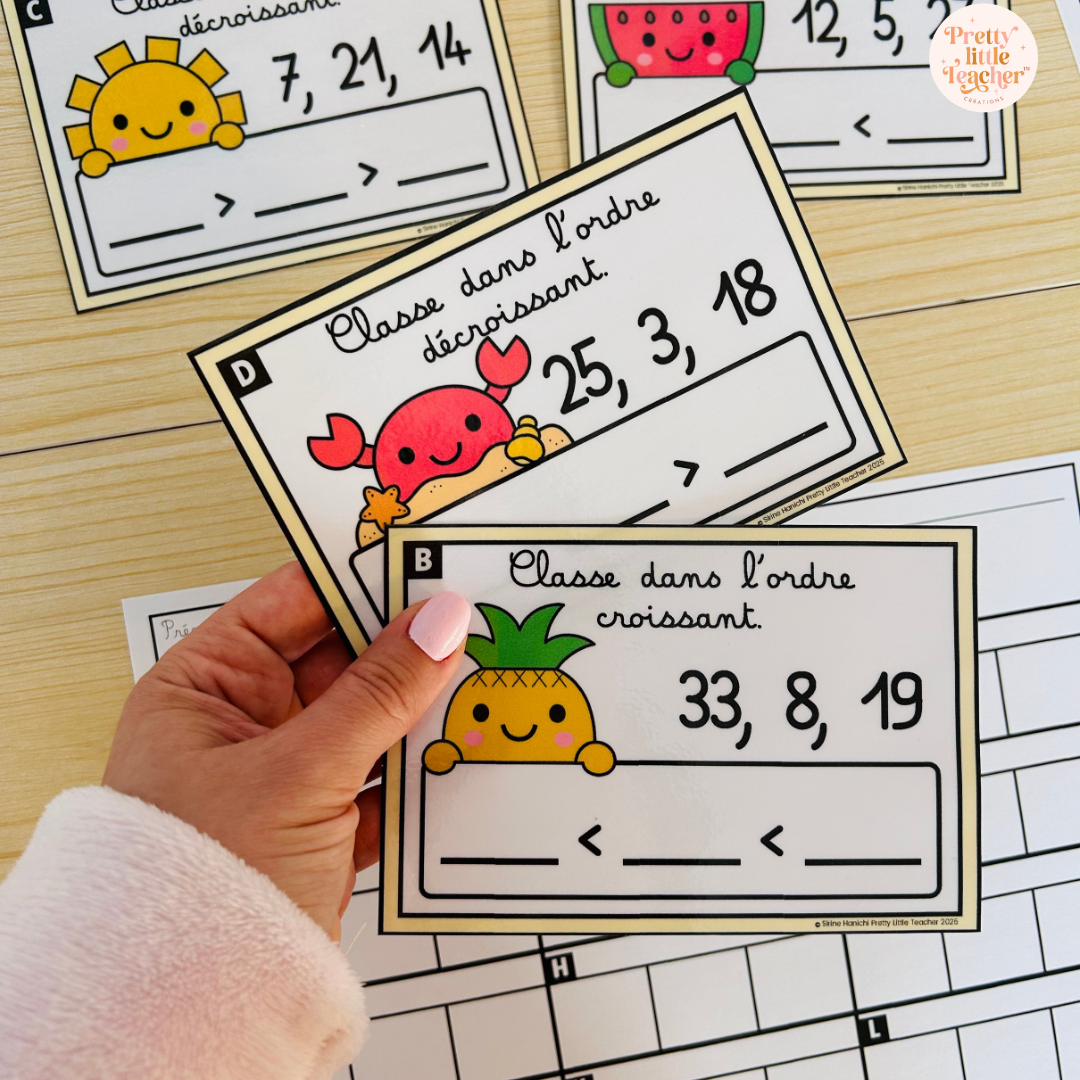 Pack 1 Mathématiques sur l'été
