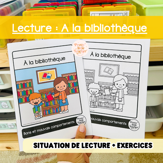 Lecture : A la bibliothèque