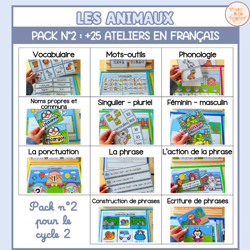 Tous les Packs 2 Français pour toute l'année
