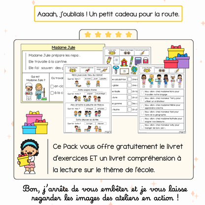 Pack 2 Français sur l'école