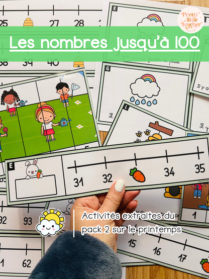 Compter jusqu’à 100 (3x)