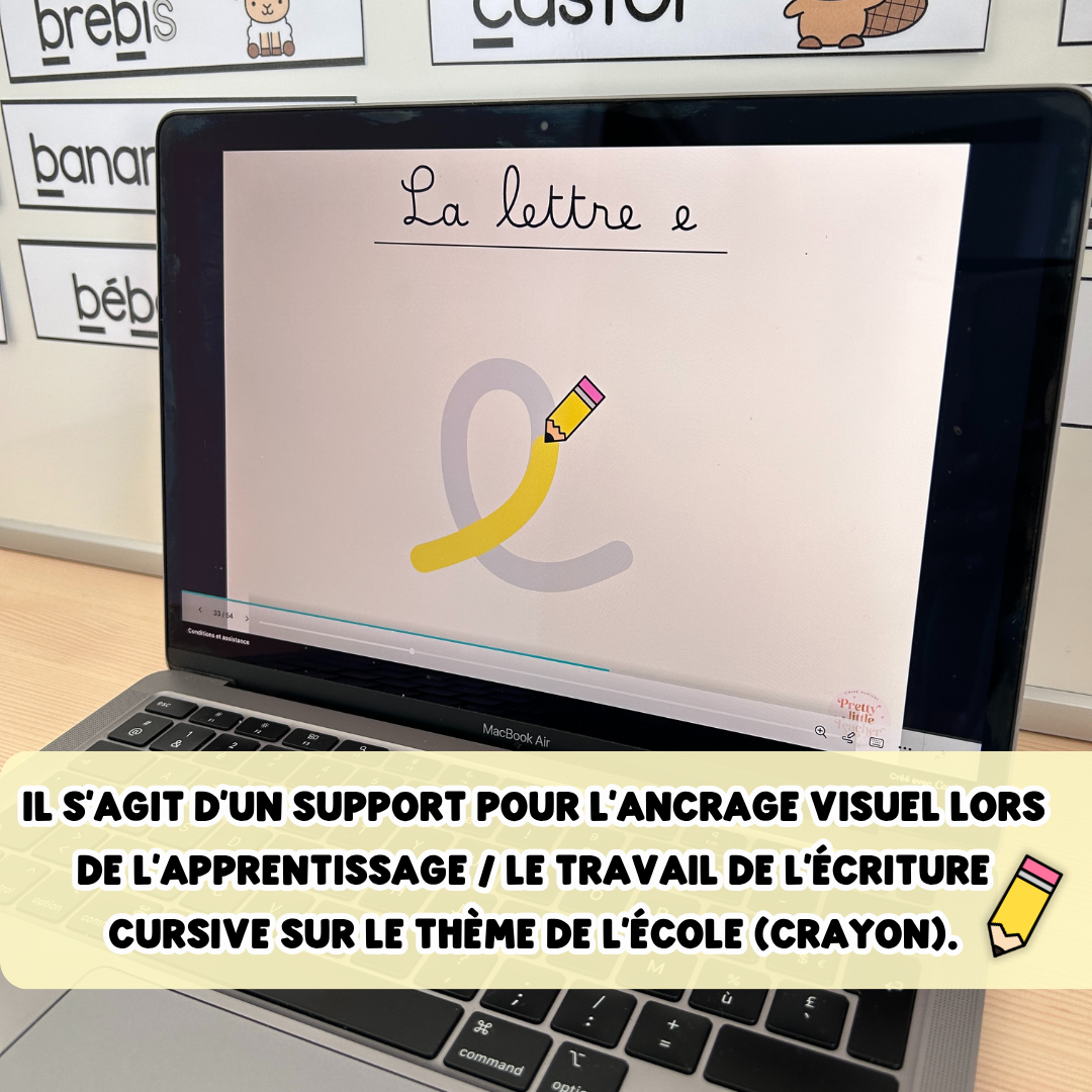 Vidéos sur la formation des lettres cursives