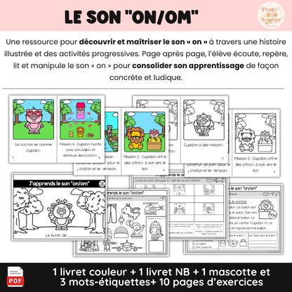 Pack Sons composés fréquents : 9 livrets de lecture + exercices
