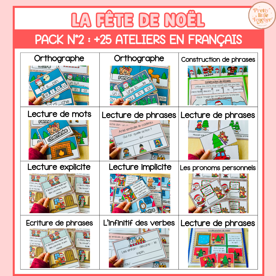 Pack 2 Français sur Noël