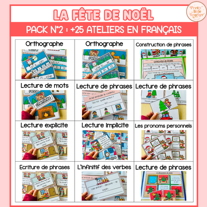 Pack 2 Français sur Noël