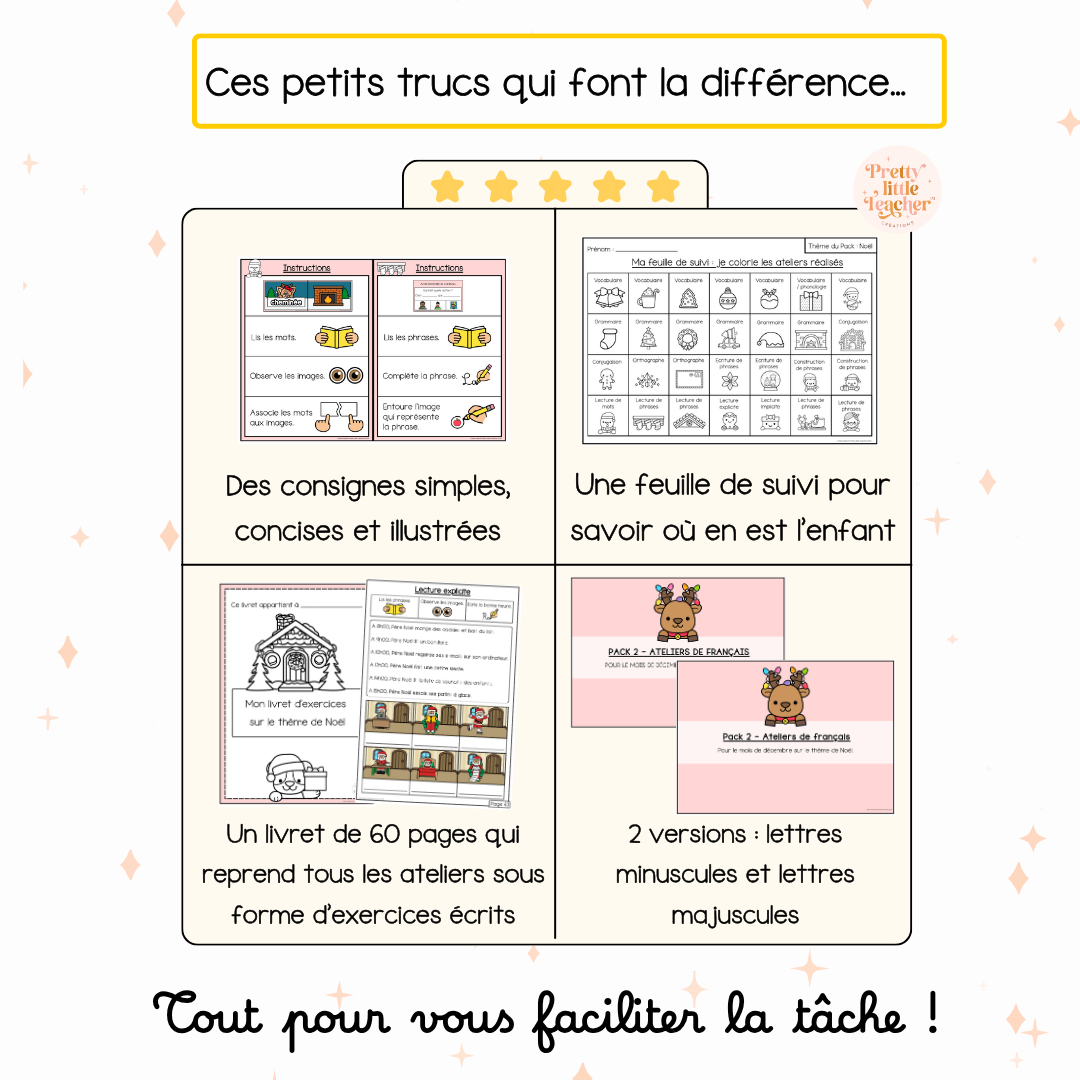 Pack 2 Français sur Noël