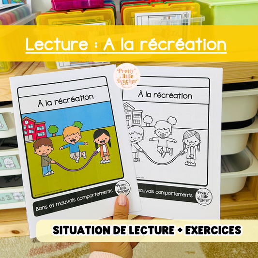 Lecture : A la récréation