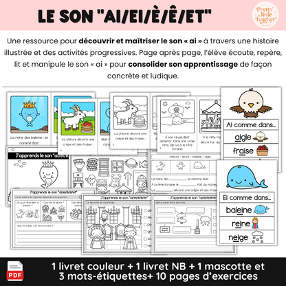 Pack Sons composés fréquents : 9 livrets de lecture + exercices