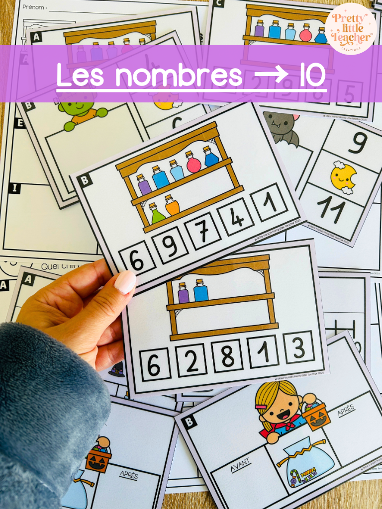 Les nombres jusqu'à 10 (x8)